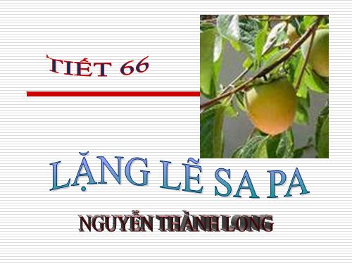 Bài 14. Lặng lẽ Sa Pa