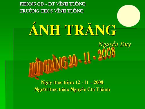 Bài 12. Ánh trăng