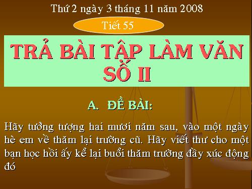 Bài 9. Trả bài tập làm văn số 2