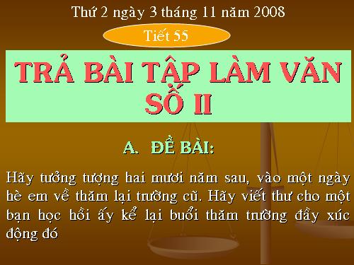 Bài 9. Trả bài tập làm văn số 2