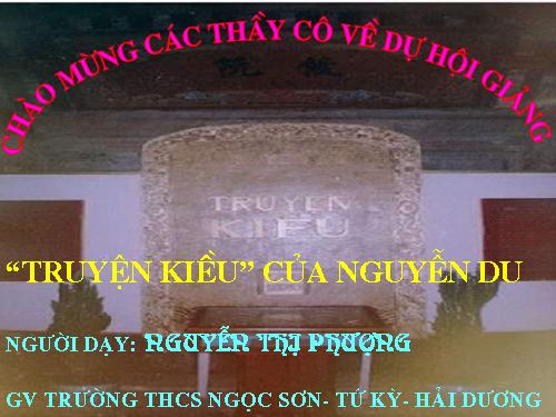 Bài 6. Truyện Kiều của Nguyễn Du