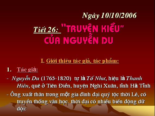 Bài 6. Truyện Kiều của Nguyễn Du