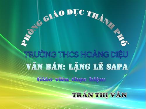 Bài 14. Lặng lẽ Sa Pa