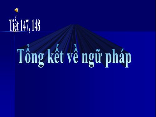 Bài 29. Tổng kết về ngữ pháp