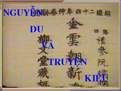 Bài 6. Truyện Kiều của Nguyễn Du