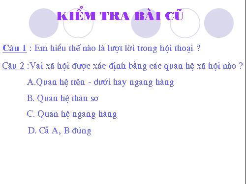 Bài 1. Các phương châm hội thoại