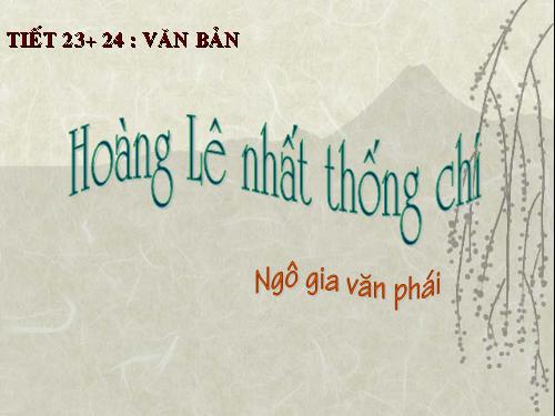 Bài 5. Hoàng Lê nhất thống chí - Hồi thứ mười bốn