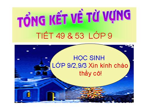 Bài 9. Tổng kết về từ vựng (Từ đơn, từ phức,... từ nhiều nghĩa; Từ đồng âm,... trường từ vựng)