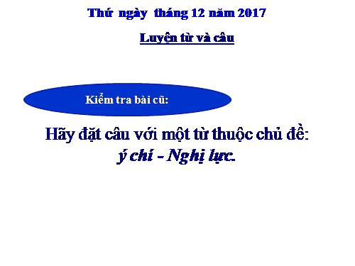 Tuần 13. Câu hỏi và dấu chấm hỏi