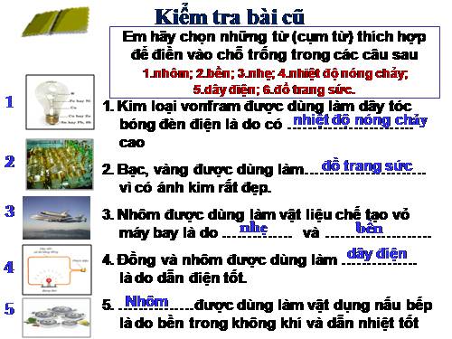 Bài 16. Tính chất hoá học của kim loại