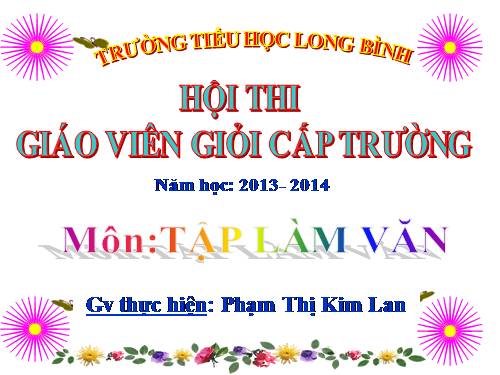 Tuần 1. Cấu tạo của bài văn tả cảnh