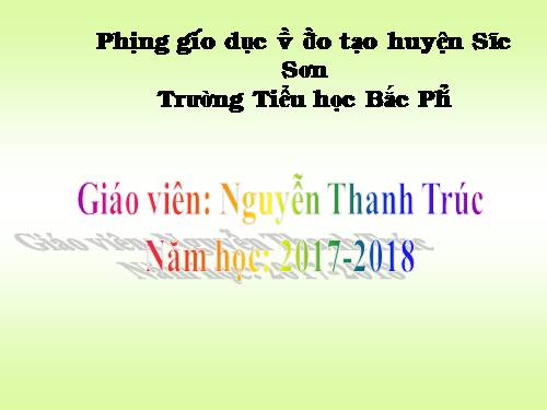 Tuần 17. Trả bài văn tả người