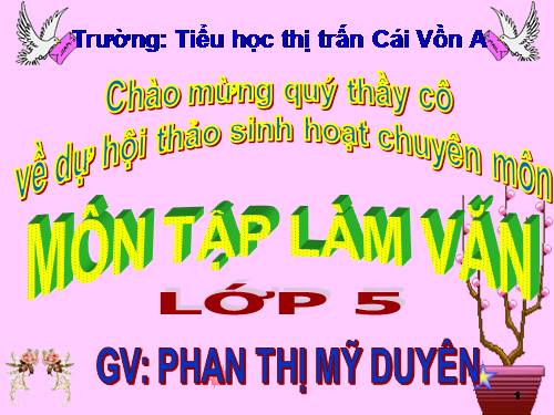 Tuần 30. Ôn tập về tả con vật