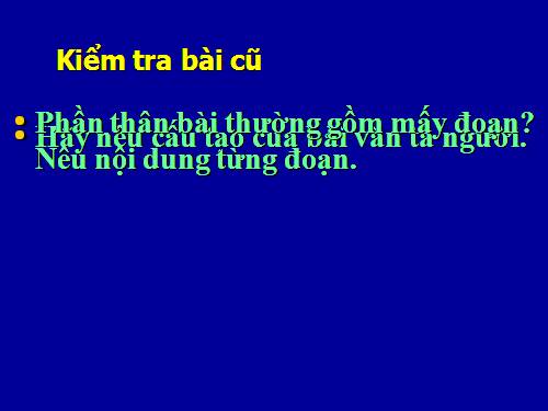 Tuần 15. Luyện tập tả người (Tả hoạt động)