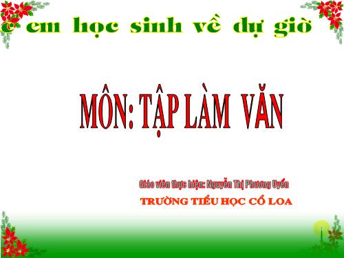 Tuần 6-11. Luyện tập làm đơn