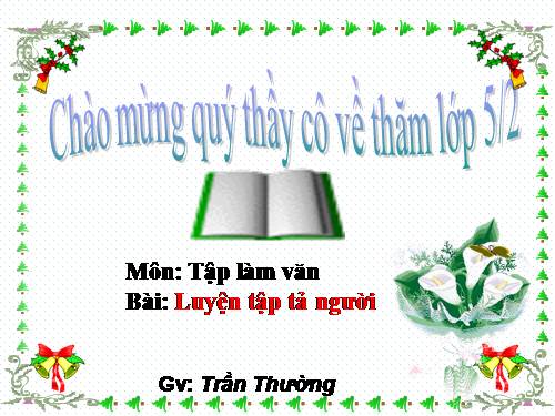 Tuần 15. Luyện tập tả người (Tả hoạt động)