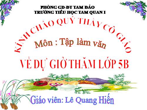 Tuần 25-26-29. Tập viết đoạn đối thoại