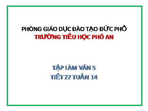 Tuần 14. Làm biên bản cuộc họp