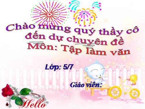 Tuần 12. Cấu tạo của bài văn tả người