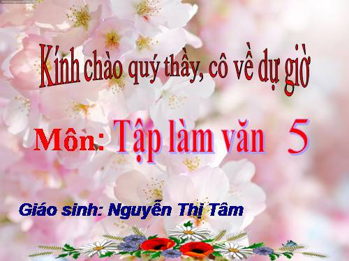 Tuần 27. Ôn tập về tả cây cối