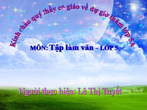 Tuần 19. Luyện tập tả người (Dựng đoạn kết bài)