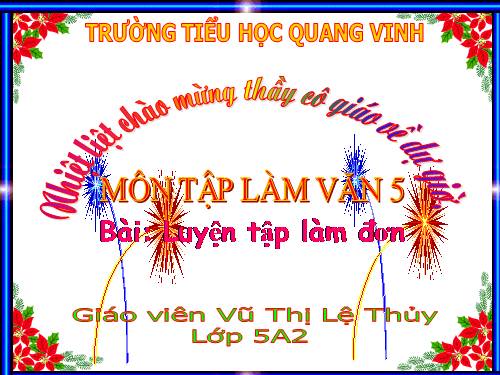 Tuần 6-11. Luyện tập làm đơn