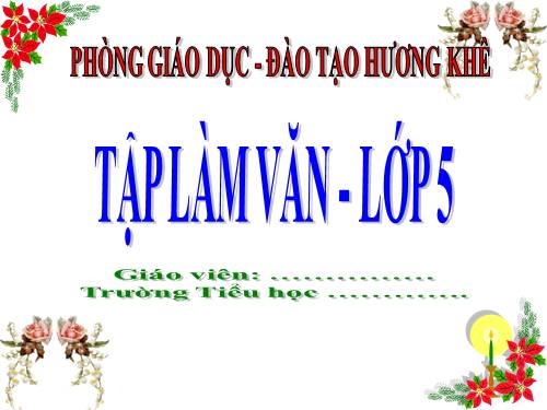 Tuần 30. Ôn tập về tả con vật