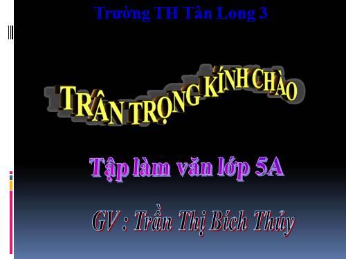 Tuần 20-21-23. Lập chương trình hoạt động