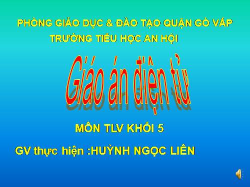 Tuần 1-2-3-4-6-7-8. Luyện tập tả cảnh