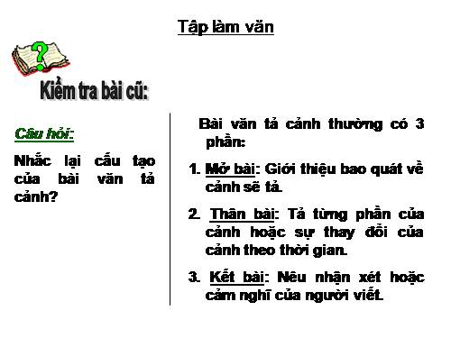 Tuần 12. Cấu tạo của bài văn tả người