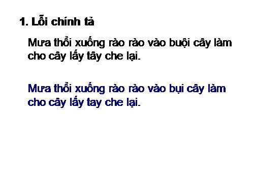 Tuần 5. Trả bài văn tả cảnh