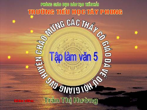 Tuần 19. Luyện tập tả người (Dựng đoạn mở bài)