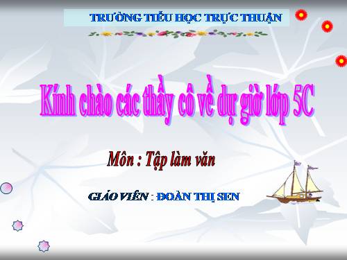 Tuần 1-2-3-4-6-7-8. Luyện tập tả cảnh