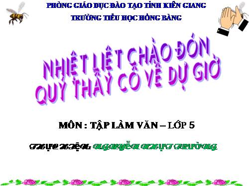 Tuần 24. Ôn tập về tả đồ vật