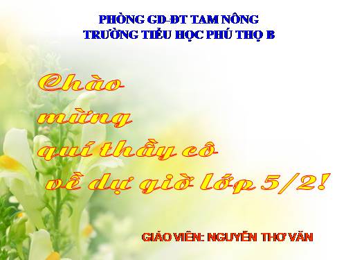 Tuần 20-21-23. Lập chương trình hoạt động