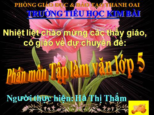 Tuần 1-2-3-4-6-7-8. Luyện tập tả cảnh