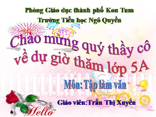 Tuần 12. Cấu tạo của bài văn tả người