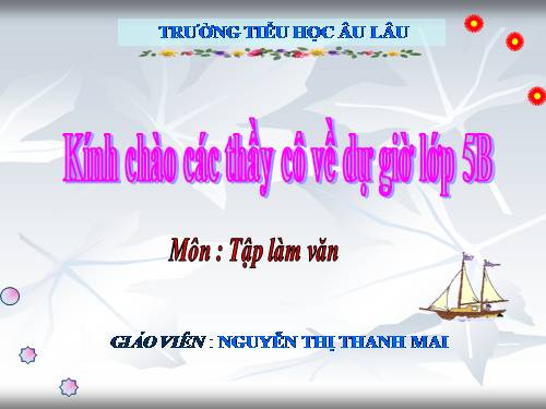 Tuần 1-2-3-4-6-7-8. Luyện tập tả cảnh