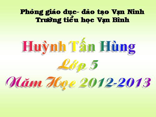 Tuần 17. Trả bài văn tả người