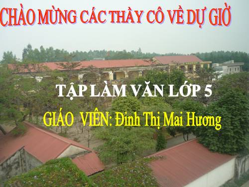 Tuần 1. Cấu tạo của bài văn tả cảnh