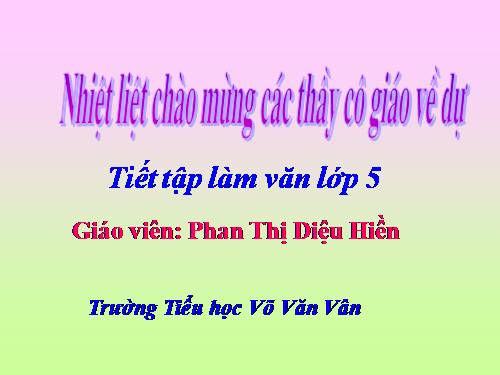 Tuần 13. Luyện tập tả người (Tả ngoại hình)