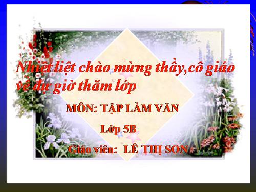 Tuần 15. Luyện tập tả người (Tả hoạt động)