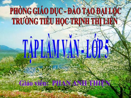 Tuần 15. Luyện tập tả người (Tả hoạt động)