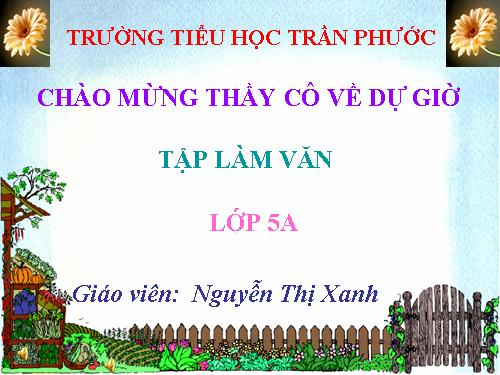 Tuần 12. Cấu tạo của bài văn tả người