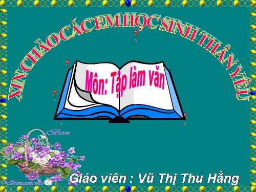 Tuần 1-2-3-4-6-7-8. Luyện tập tả cảnh