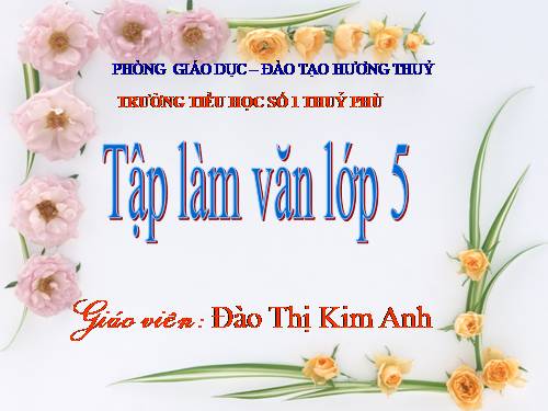 Tuần 31. Ôn tập về tả cảnh