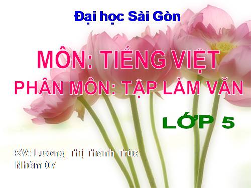 Tuần 9. Luyện tập thuyết trình, tranh luận