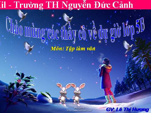 Tuần 30. Ôn tập về tả con vật