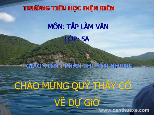 Tuần 25-26-29. Tập viết đoạn đối thoại