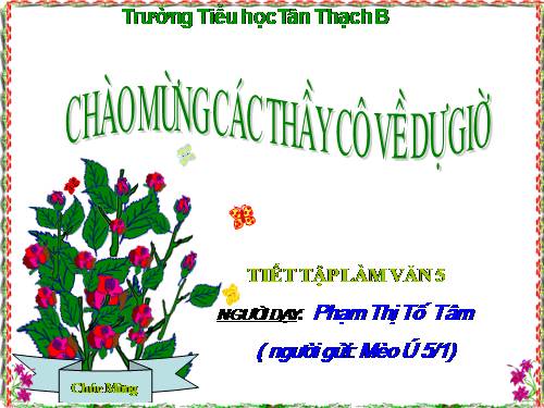 Tuần 25-26-29. Tập viết đoạn đối thoại